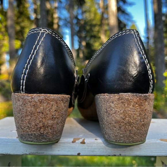 Groundhog Tucson Leather Natural Cork Wedge - Picture 5 of 10